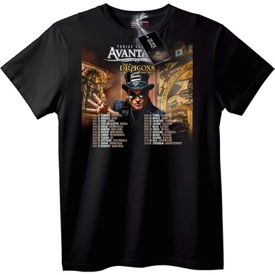 NOONEBRAND Тениска Avantia House of Dragons Tour 2025 - 2XL, Black