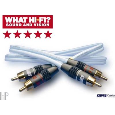 Supra Cables Supra Dual 2RCA - RCA-cinch сигнален кабел 0, 5 м (071829)