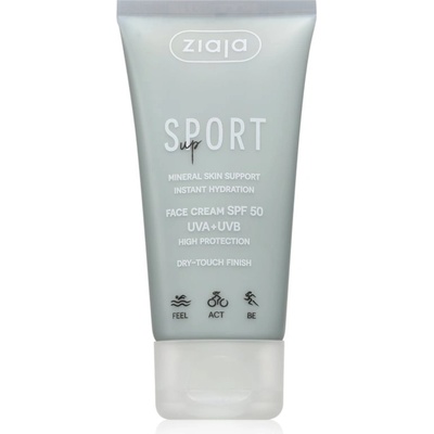 Ziaja Sport Up Face Cream хидратиращ дневен крем SPF 50 50ml