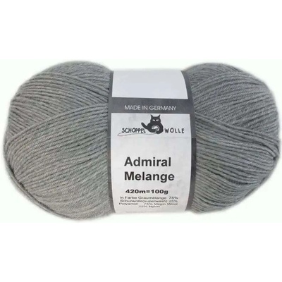 Schoppel wolle Admiral Melange 9263m Graumelange