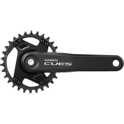 Kliky SHIMANO Cues FC-U4000-1, 175mm, 30 zubů, černé, 11,10,9 speed, pro osu čtyřhran, v krabičce