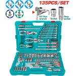 TOTAL Комплект инструменти в куфар total industrial, 135 части (tl ind thkthp21356)