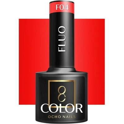 Ocho nails Hybridný gél lak na nechty Fluo F 04 -5 g