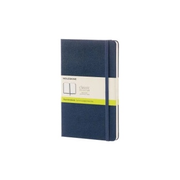 Moleskine Sapphire Blue Large Plain Notebook Hard | Moleskine