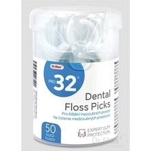 Dr.Max PRO32 Dental Floss Picks špáradlo s vloženou zubnou niťou 50 ks