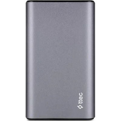 Ttec Портативна батерия ttec - ReCharger Pro, 15 000 mAh, сива (8694470004365)