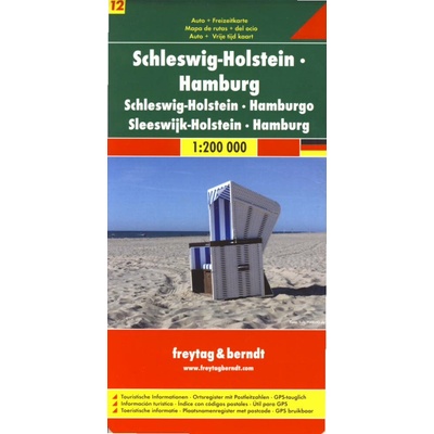 Schleswig-Holstein,Hamburg/Šlesvicko-Holštýnsko,Hamburk 1:200T/automapa