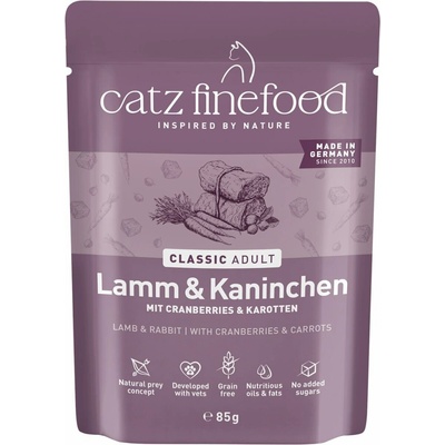Catz Finefood No.11 jehněčí a králičí 85 g