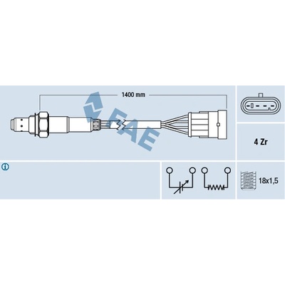 Lambda sonda FAE 77364