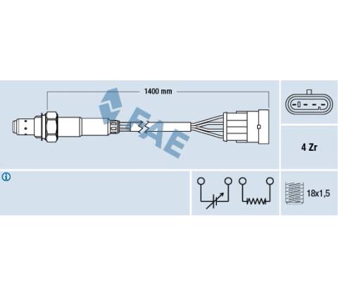 Lambda sonda FAE 77364