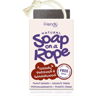 Friendly Soap Soap on a Rope Patchouli & Sandalwood натурален сапун на шнурче 95 гр