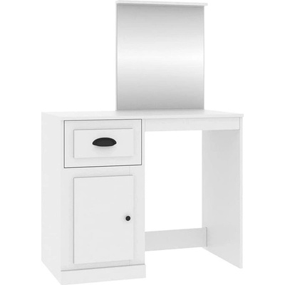 Nábytek XL se zrcadlem kompozit 816760 bílý