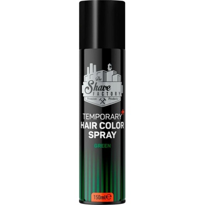 THE SHAVE FACTORY Temporary Hair Color Spray Green 150 ml