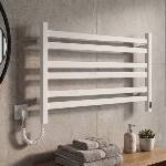 Vertaduro - Лира за баня с термостат AVA 181W/230V 50x90 cm IP44 бяла лява (VR0108)