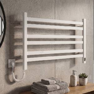 Vertaduro - Лира за баня с термостат AVA 181W/230V 50x90 cm IP44 бяла лява (VR0108)