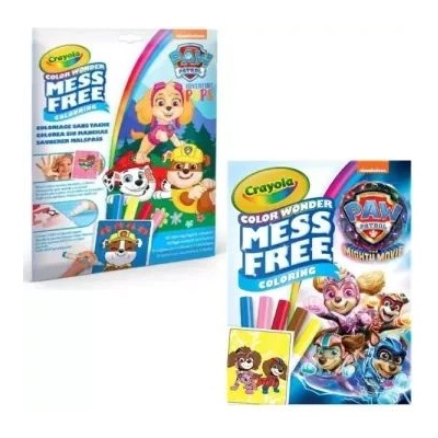 Crayola Crayola: Молив за оцветяване Color Wonder Paw Patrol, който не се размазва