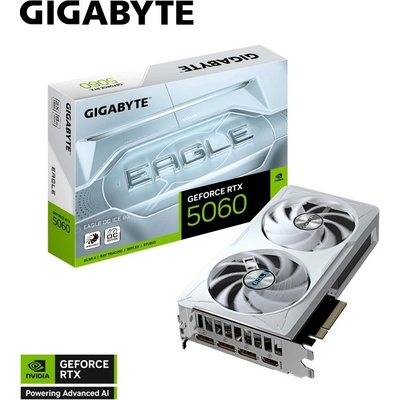 Gigabyte GeForce RTX 5060 EAGLE OC ICE 8G GV-N5060EAGLEOC ICE-8GD