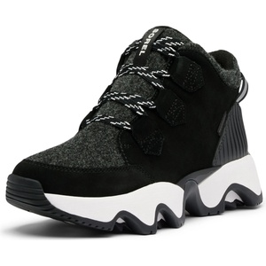 Sorel Дамски ежедневни боти Sorel Women's Kinetic Impact Caribou Plus WP Casual boots - Black / Sea Salt - размер 40, 5 (EU) (126-0508-0118)