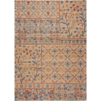 Flair Rugs Ръчно изработен килим със смес от юта в естествен цвят 200x290 cm Taylor Patchwork - Flair Rugs (503119377590)