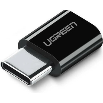 UGREEN Адаптер Ugreen 30391, от USB-C(м) към USB-Micro(ж), черен (30391)