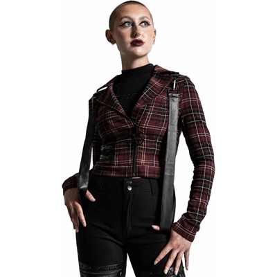 Killstar freak Flag Blood Tartan KSRA003951