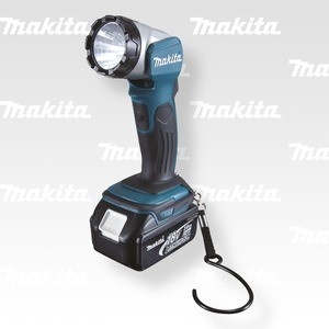 Makita DEADML802 acculamp BML802, 3,2 W, 18 V, zwart, turquoise