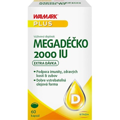 Walmark Megadéčko 2000 IU 2024 60 kapsúl