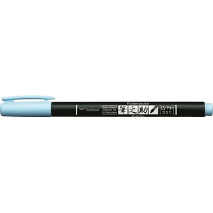 Tombow Томбоу Маркер Фуденосуке мек пастел син (ws-bs73)