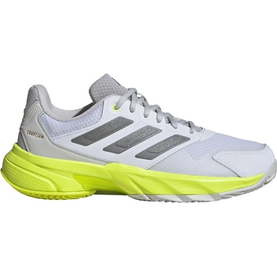 Adidas Маратонки Adidas Women's Courtjam Control 3 Clay Court Tennis Shoes - White/Met/Lemon