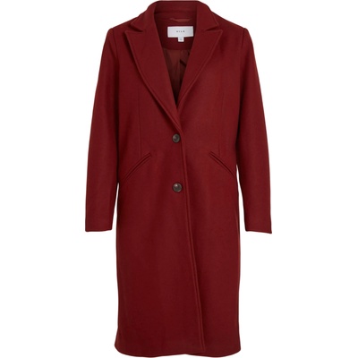 VILA Преходно палто 'Valji' червено, размер 40