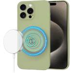 Techsuit Калъф за iPhone 15 Pro Max - SoftFlex MagSafe - Matcha (KF2336732)