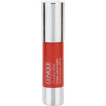 Clinique Chubby Stick Cheek Colour Balm руж с молив цвят 02 Robust Rhubarb 6 гр