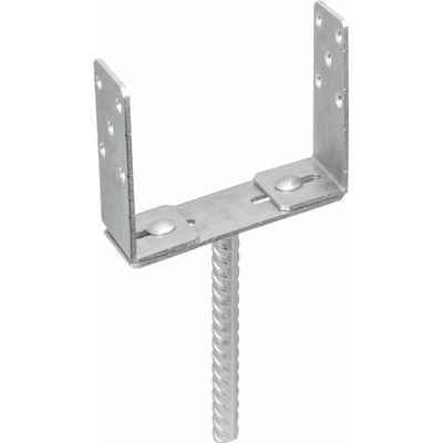 Domax 60-200 zapustená pätka stĺpika typu U PSRU 0 - 200 x 60 x 136 x 4.0 mm 4 ks