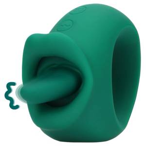Loveline by Shots Licking and Vibrating Clitoral Stimulator - Ancient Sea