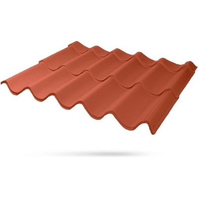 Lindab Topline Classic polyest 25um RAL 8004 cihlově červená