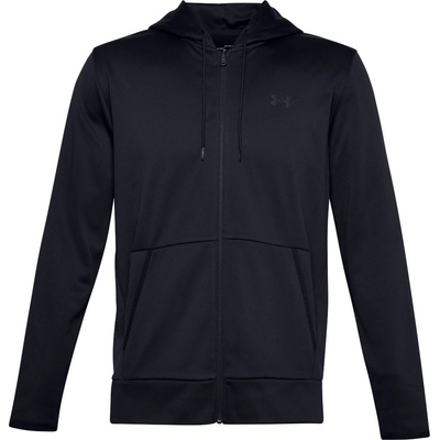 Under Armour pánska mikina fleece FZ hoodie / čierna