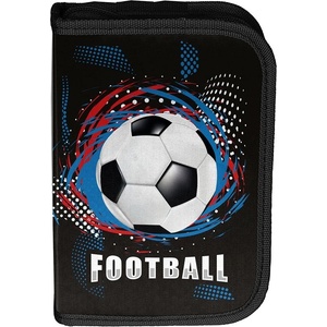 PASO Ученически несесер Paso Football Club - 1 цип и 2 крила (PP26FD-P001BW)