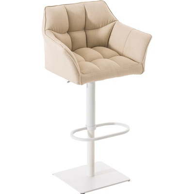 Design-Shop Damas W1 biely rám / Krémová