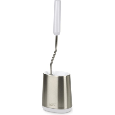 четка за тоалетна DUO FLEX LITE 70605 42 cm, бял / сребърен, силикон, Joseph Joseph (JS70605)