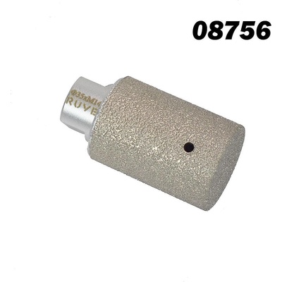 UNI Диамантен пръст 35 мм диаметър, М14 захват, 50 мм работна дължина, за мрамор, гранитогрес, порцелан, керамика (uni-08756)