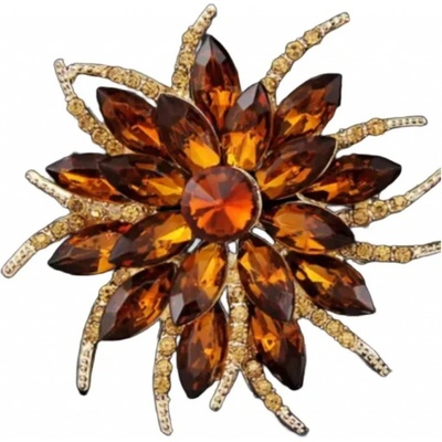 Amparo Miranda Brošňa Miranda Brown Flower K437