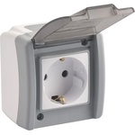 Mono Electric КОНТАКТ ОТКРИТ МОНТАЖ ip54 mono octans БЯЛ СИВ (mn-154-020007-117)