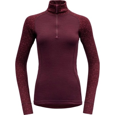 Devold dámský rolák s dlouhým rukávem a zipem duo active merino 210 Zip Neck Port