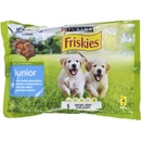 Friskies Puppy VitaFit s kuraťom a mrkvou v šťave 4 x 100 g