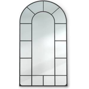 Casa Chic Archway, фенско стенно огледало, алуминива рамка, 46 x 86 см (AS0181192) (AS0181192) - klarstein