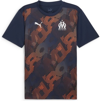 PUMA Olympique De Marseille Pre Match Shirt 2024 2025 Adults - Blue