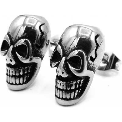 Steel Jewelry náušnice LEBKY Chirurgická ocel NS231116