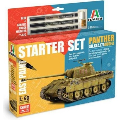 Italeri Model Set tank 75003 Panther Sd.Kfz.171 Ausf. A 1:56