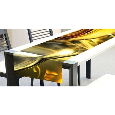 Dimex Běhoun Zlatý abstrakt TS 018 zlatá 40x140cm