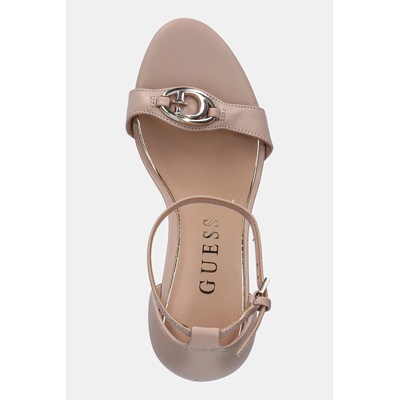 Guess Кожени сандали Guess KABRINA (FLTKAB.LEA03.NUDE)